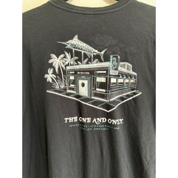 `Hurley Everyday Washed Men's Graphic Swordfish Ono Classic Tee Shirt, Size L - Picture 3 of 4